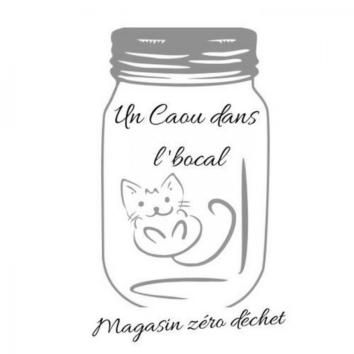 UN CAOU DANS L'BOCAL